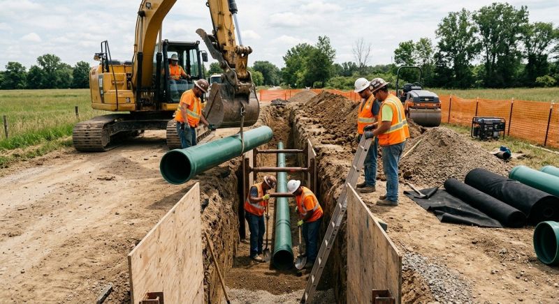 Backhoe Trenching in Salt Lake City, UT
