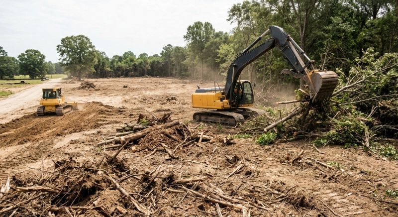 Commercial Site Clearing in Gwinnett County, GA
