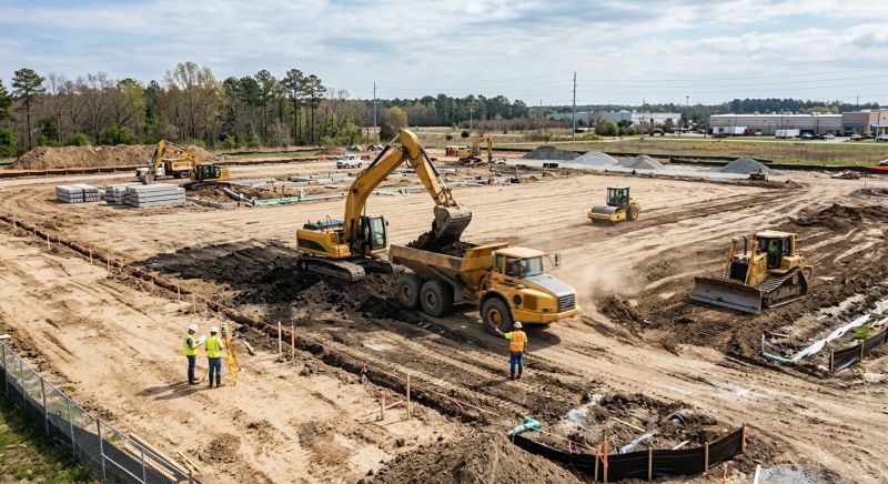Commercial Site Preparation in Gwinnett County, GA